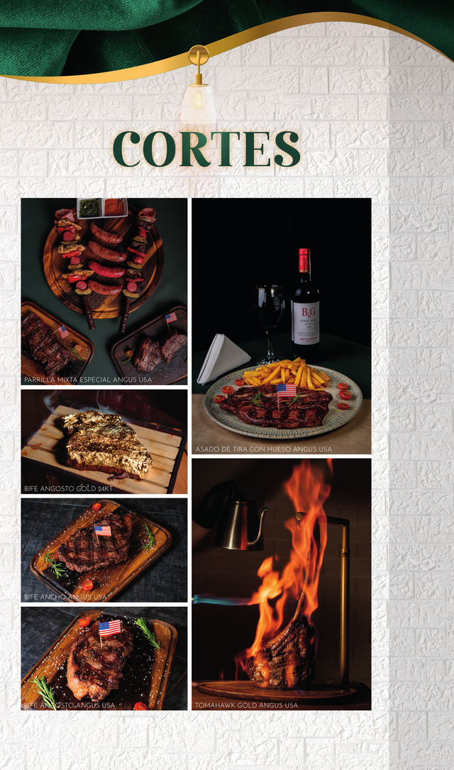 Cortes · página 4: diseño, fotografías y precios de la carta original