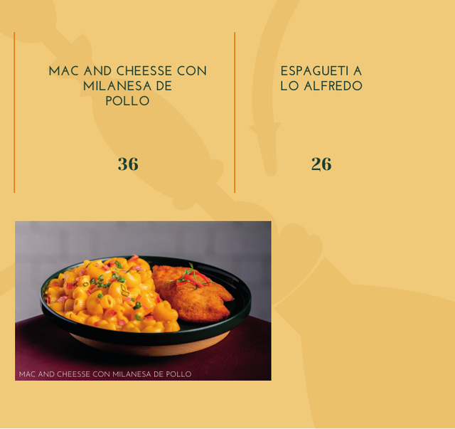 Kids · página 17: diseño, fotografías y precios de la carta original